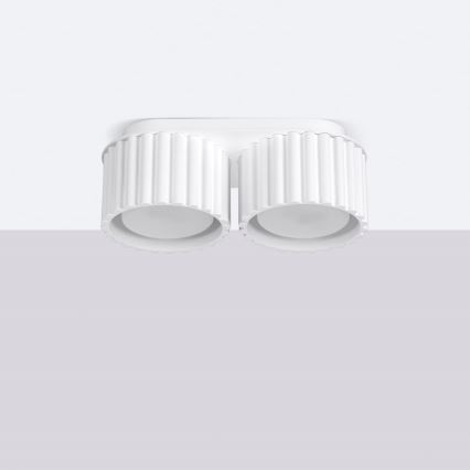 Bodové svietidlo AURA 2xGX53/10W/230V biela