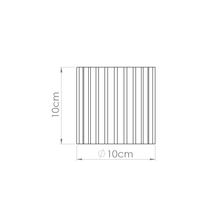 Bodové svietidlo AURA 1xGU10/10W/230V 10 cm čierne
