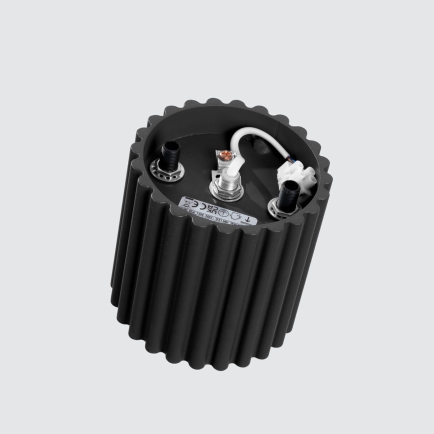 Bodové svietidlo AURA 1xGU10/10W/230V pr. 10 cm čierna