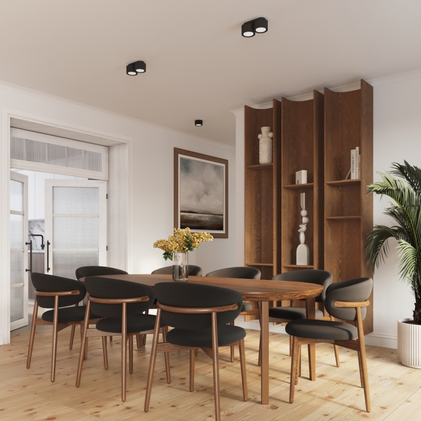 Bodové svietidlo AURA 1xGX53/10W/230V 6 cm čierne