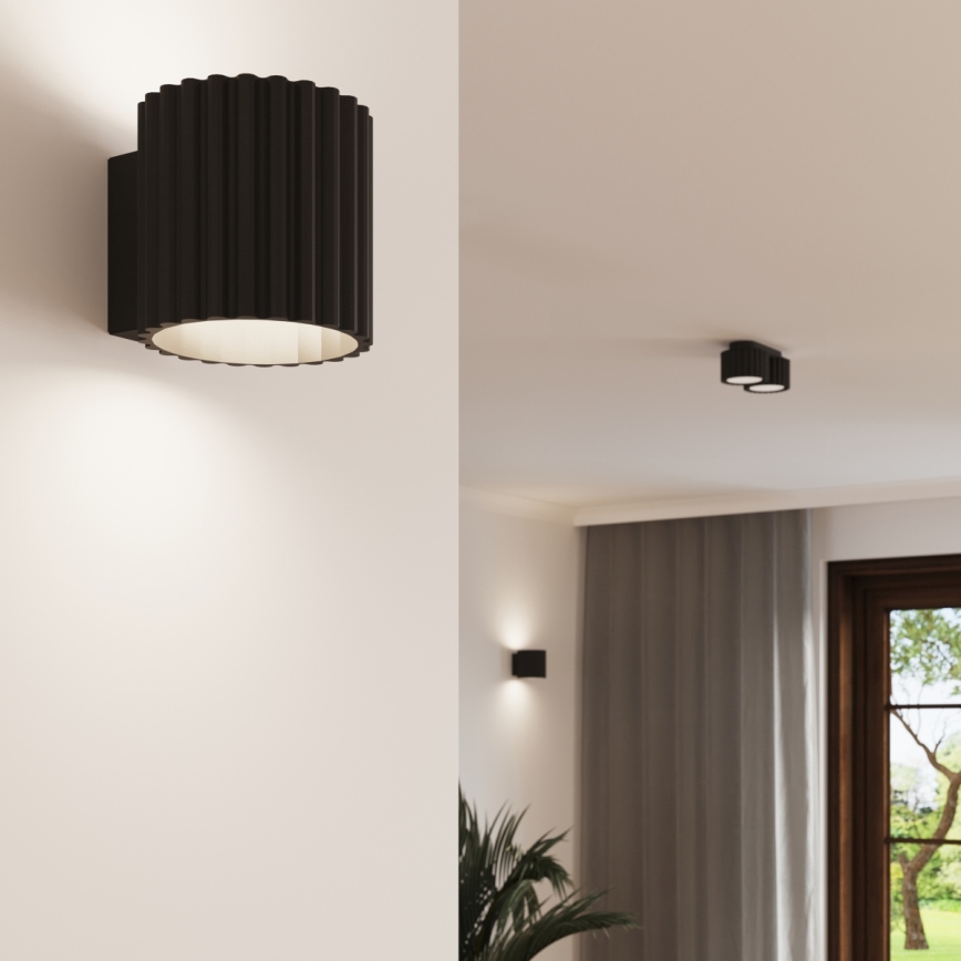 Bodové svietidlo AURA 2xGX53/10W/230V čierne