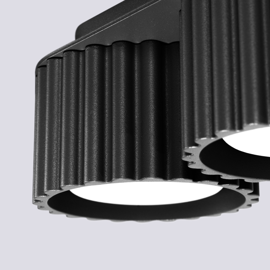 Bodové svietidlo AURA 2xGX53/10W/230V čierne