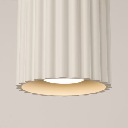 Bodové svietidlo AURA 1xGU10/10W/230V 10 cm krémové