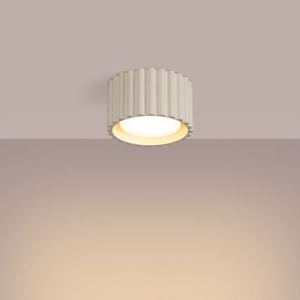 Bodové svietidlo AURA 1xGX53/10W/230V priemer 10 cm krémové
