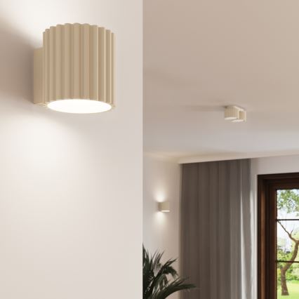 Bodové svietidlo AURA 2xGX53/10W/230V krémové