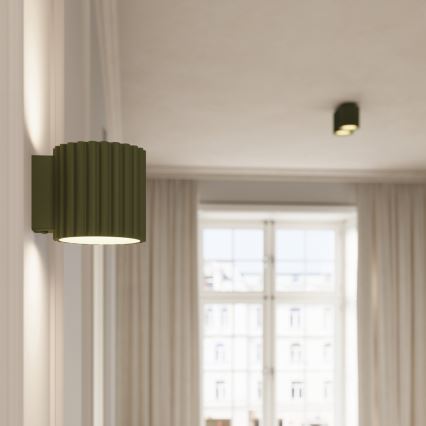 Bodové svietidlo AURA 2xGU10/10W/230V zelené