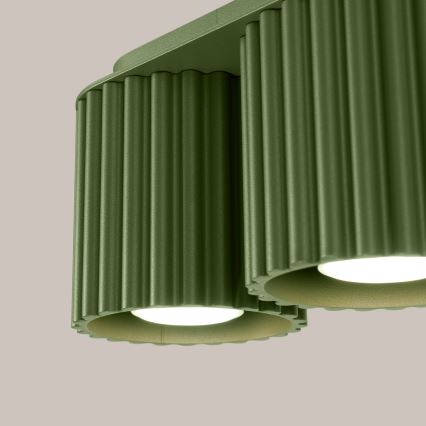 Bodové svietidlo AURA 2xGU10/10W/230V zelené