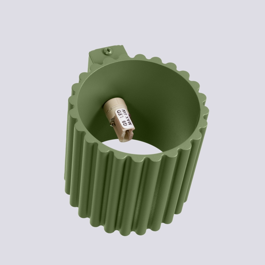 Nástenné svietidlo AURA 1xG9/10W/230V zelená