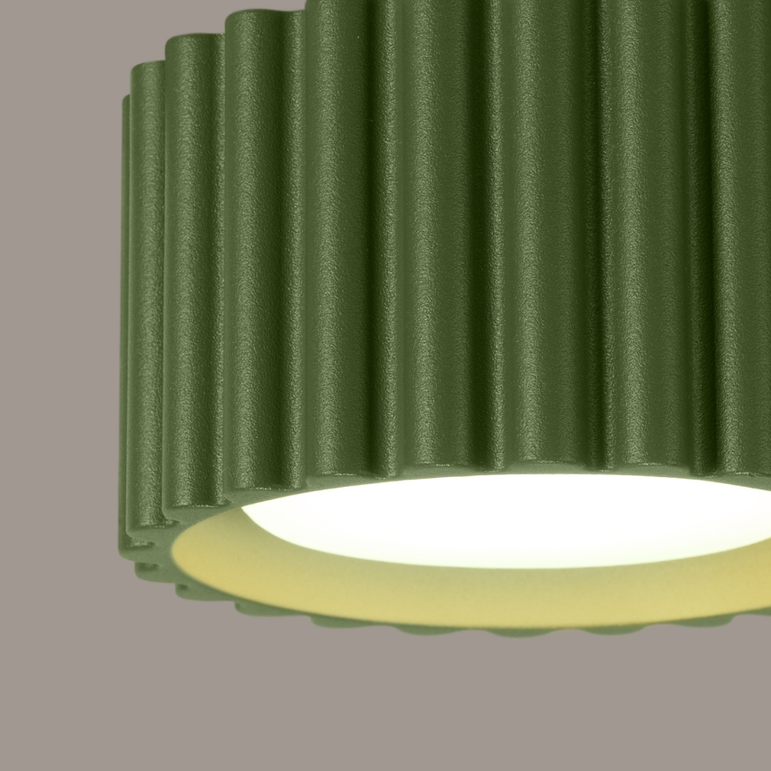 Bodové svietidlo AURA 1xGX53/10W/230V, priemer 10 cm, zelené