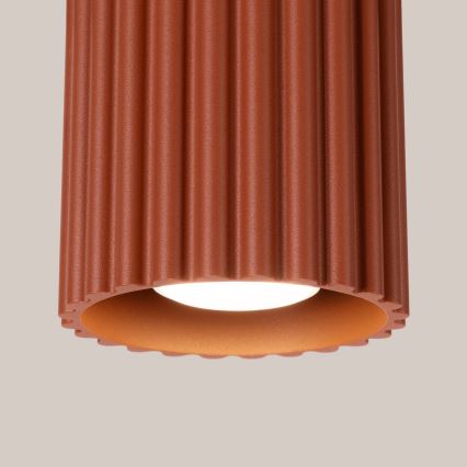 Bodové svietidlo AURA 1xGU10/10W/230V pr. 10 cm oranžové