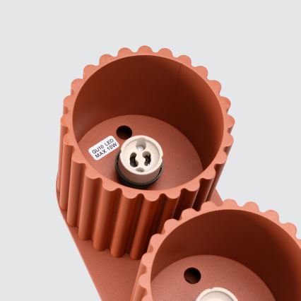 Bodové svietidlo AURA 2xGU10/10W/230V oranžové