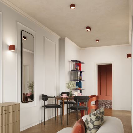 Bodové svietidlo AURA 1xGX53/10W/230V pr. 10 cm oranžové