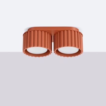 Bodové svietidlo AURA 2xGX53/10W/230V oranžové