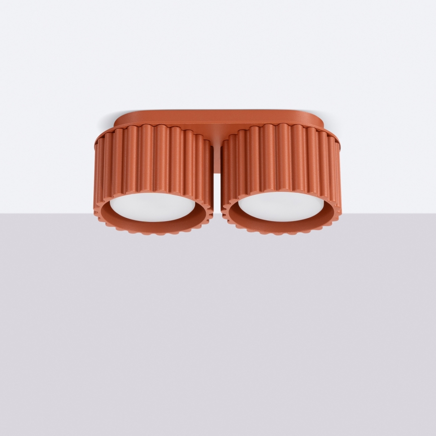 Bodové svietidlo AURA 2xGX53/10W/230V oranžové