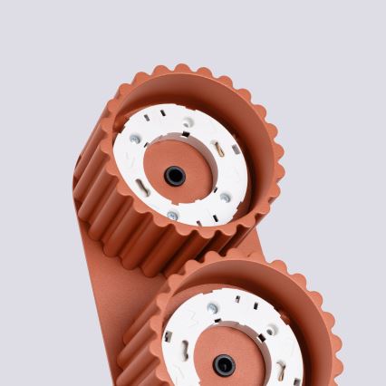 Bodové svietidlo AURA 2xGX53/10W/230V oranžové