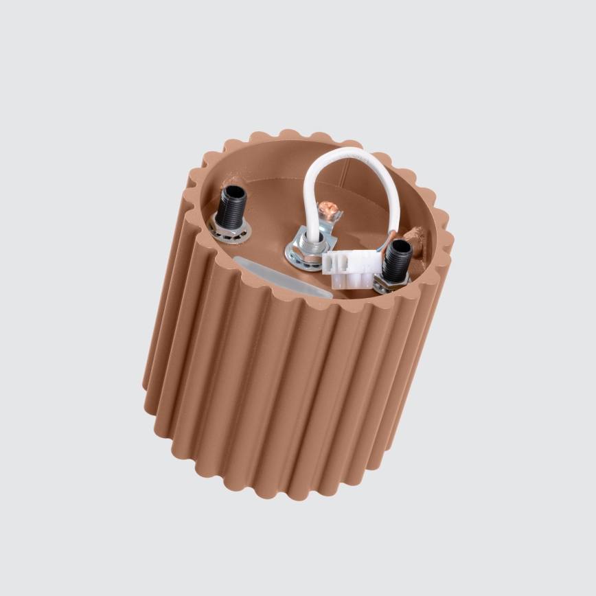 Bodové svietidlo AURA 1xGU10/10W/230V 10 cm hnedé