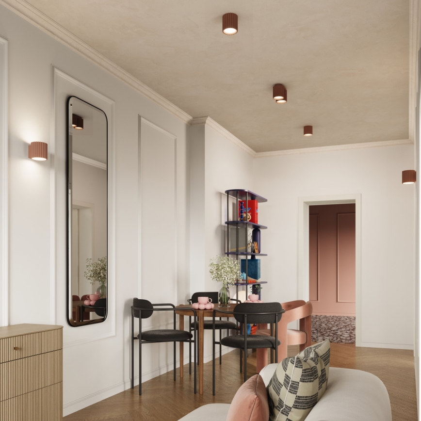 Bodové svietidlo AURA 2xGU10/10W/230V hnedé