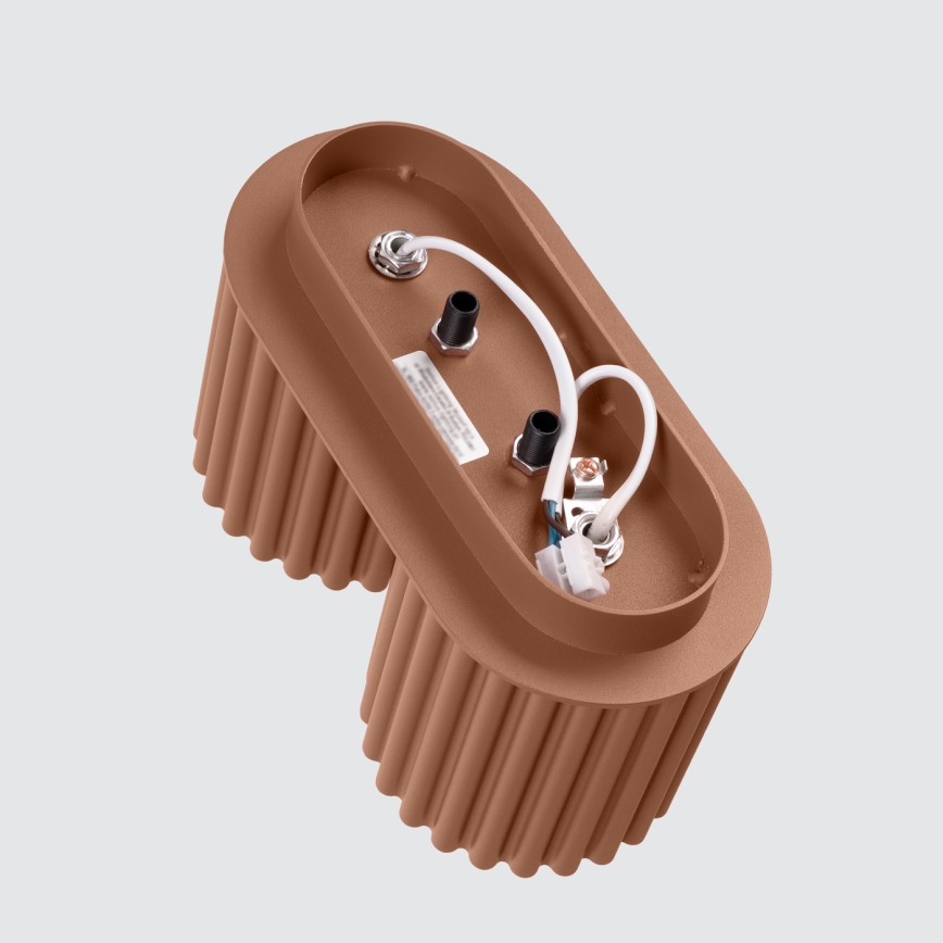 Bodové svietidlo AURA 2xGU10/10W/230V hnedé