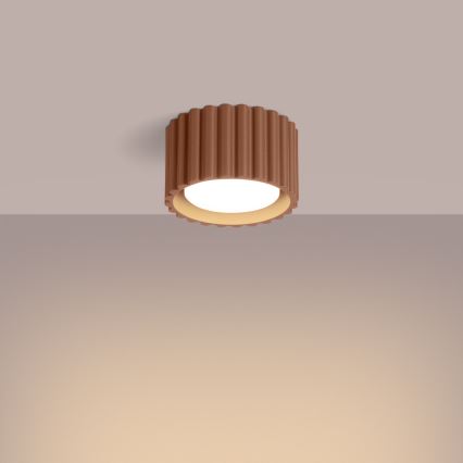 Bodové svietidlo AURA 1xGX53/10W/230V, priemer 10 cm, hnedé