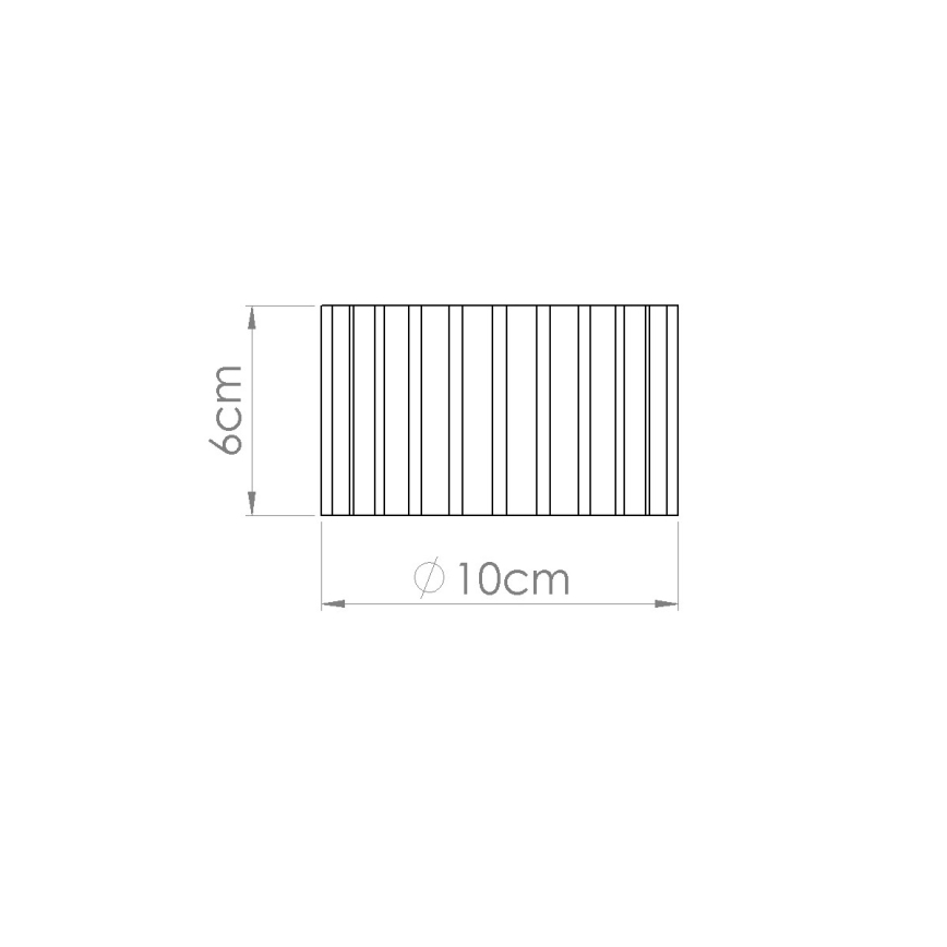 Bodové svietidlo AURA 1xGX53/10W/230V, priemer 10 cm, hnedé