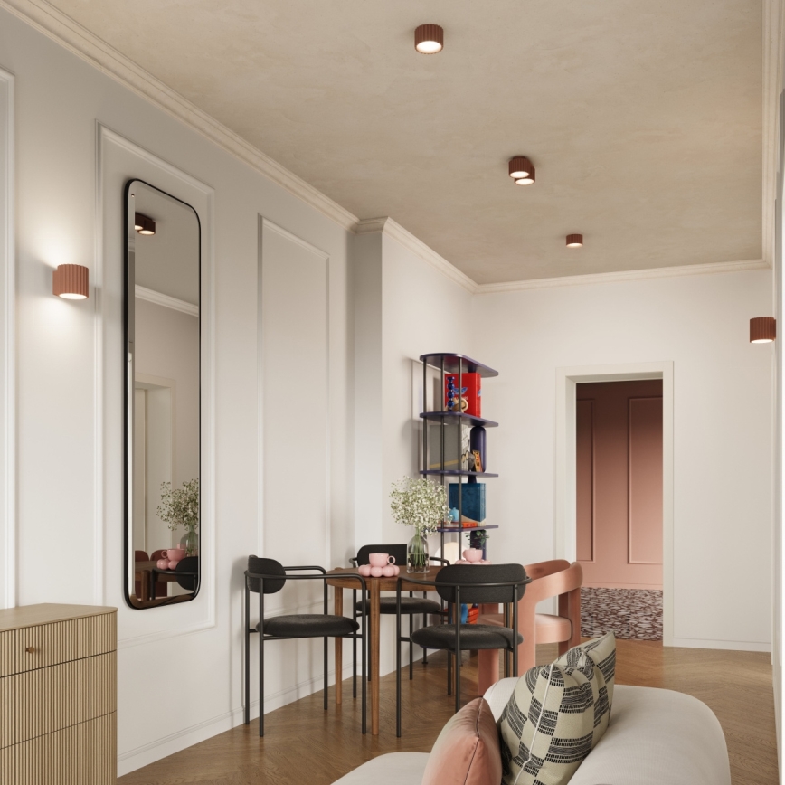 Bodové svietidlo AURA 1xGX53/10W/230V 6 cm hnedé