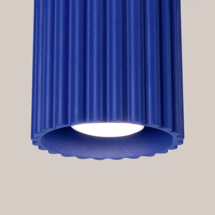 Bodové svietidlo AURA 1xGU10/10W/230V, priemer 10 cm, modré