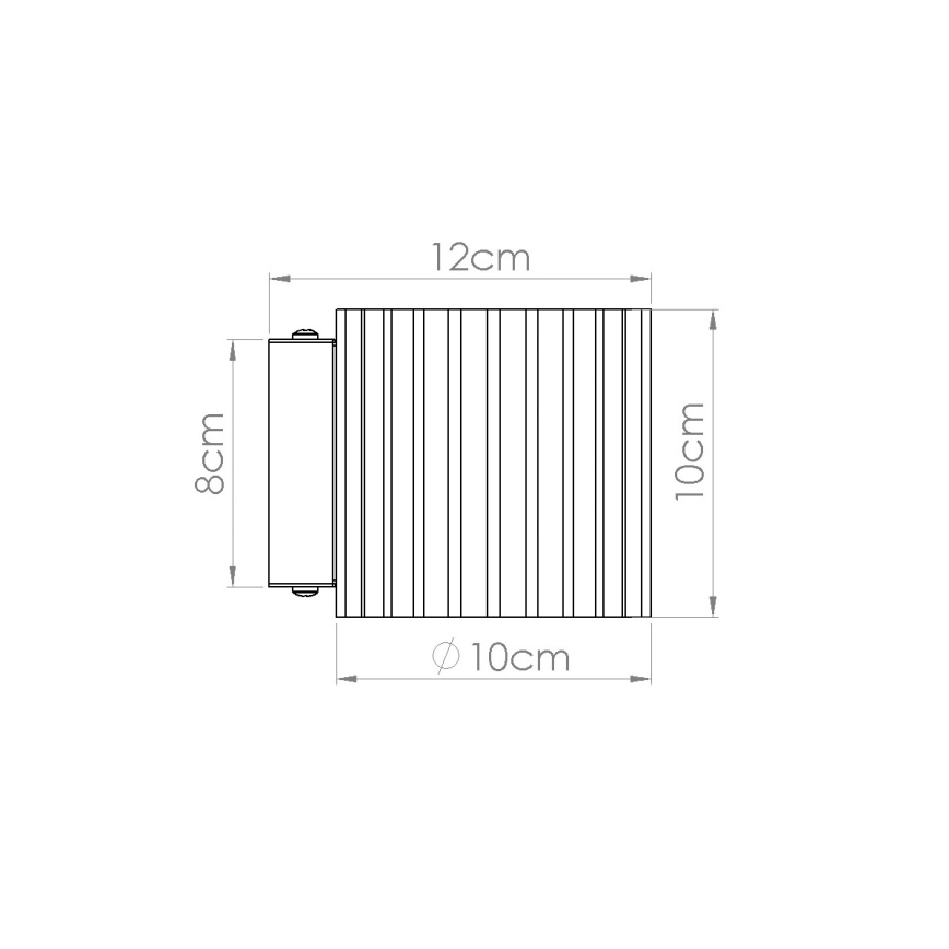 Nástenné svietidlo AURA 1xG9/10W/230V modré