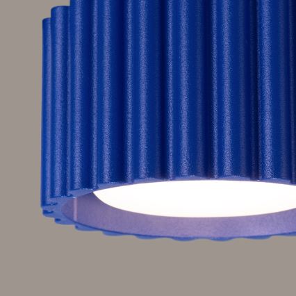 Bodové svietidlo AURA 1xGX53/10W/230V pr. 10 cm modré