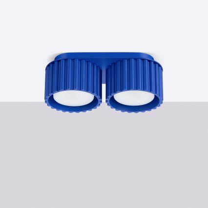 Bodové svietidlo AURA 2xGX53/10W/230V modré