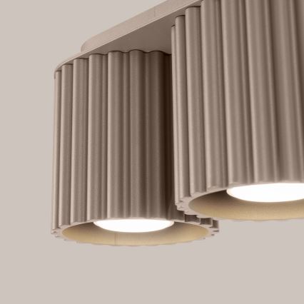 Bodové svietidlo AURA 2xGU10/10W/230V taupe