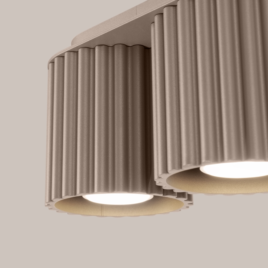 Bodové svietidlo AURA 2xGU10/10W/230V taupe