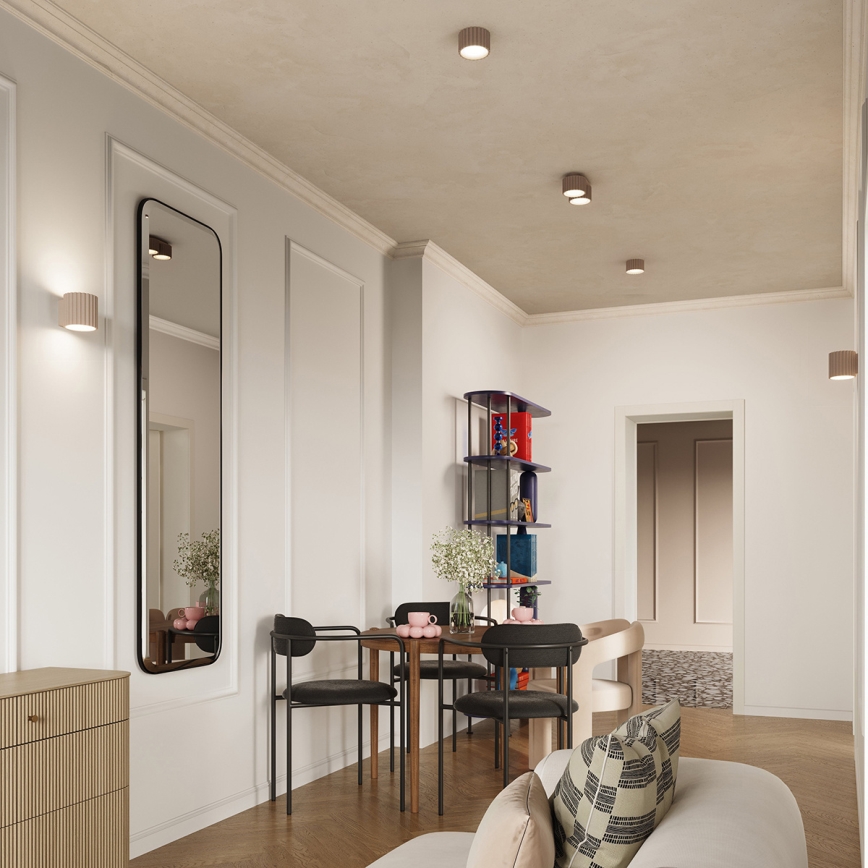 Bodové svietidlo AURA 1xGX53/10W/230V 6 cm taupe