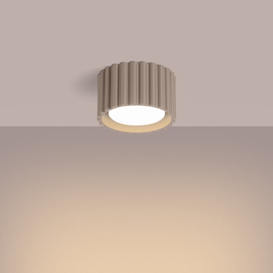 Bodové svietidlo AURA 1xGX53/10W/230V pr. 10 cm taupe