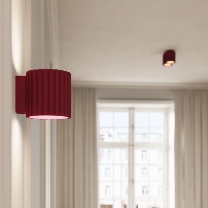 Bodové svietidlo AURA 2xGU10/10W/230V červené