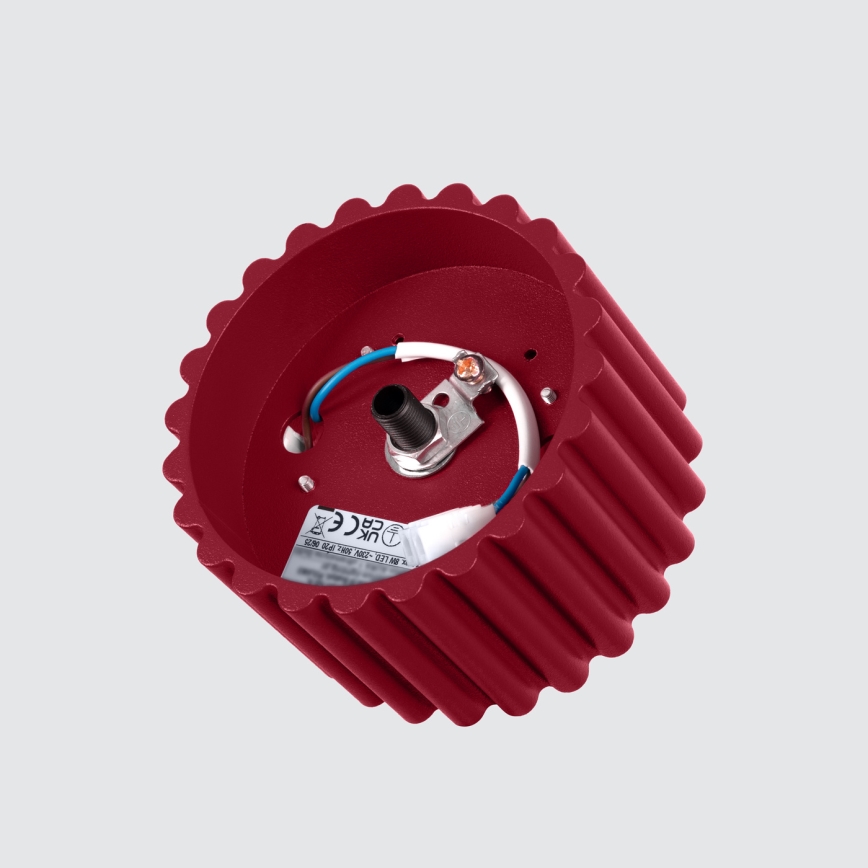 Bodové svietidlo AURA 1xGX53/10W/230V pr. 10 cm červená