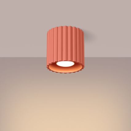 Bodové svietidlo AURA 1x GU10/10W/230V, pr. 10 cm, ružové