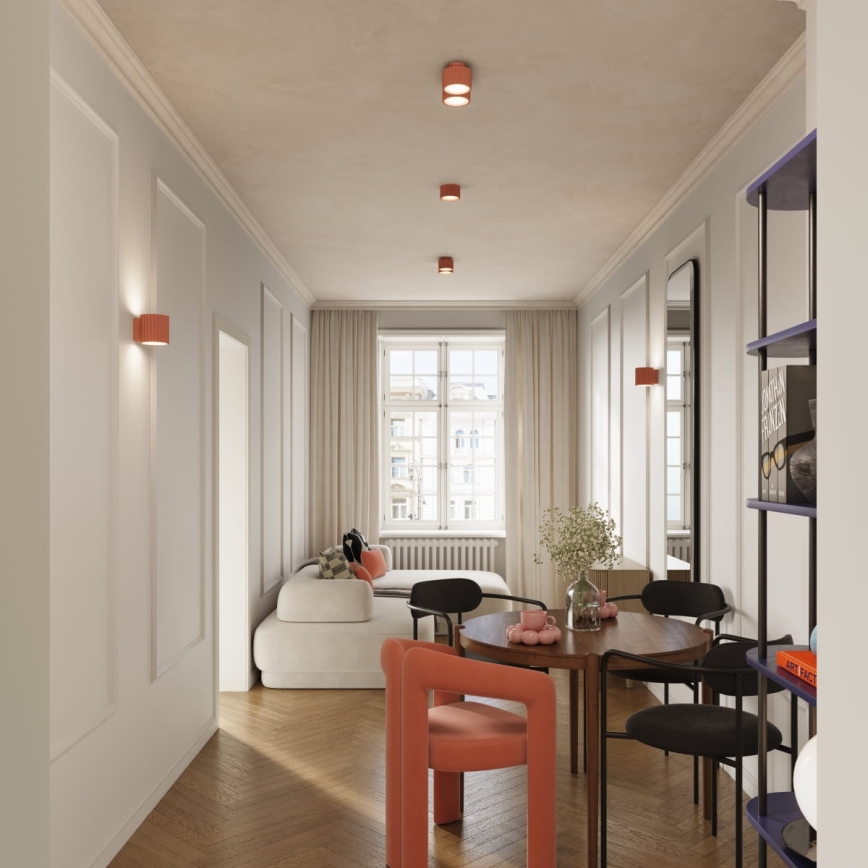 Bodové svietidlo AURA 1xGX53/10W/230V 6 cm ružové