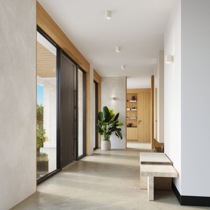 Nástenné bodové svietidlo ORBIS 1xG9/8W/230V betón/krémová