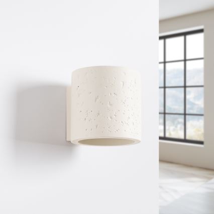 Nástenné bodové svietidlo ORBIS 1xG9/8W/230V betón/krémová