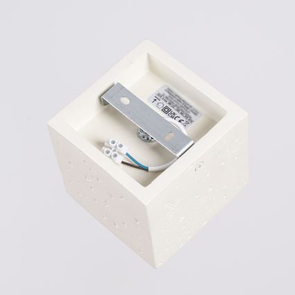 Bodové svietidlo QUAD 1xGU10/10W/230V betón/krémová