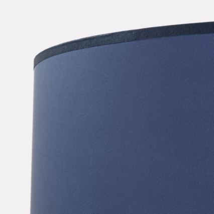 Luster na lanku NEVIA 1xE27/15W/230V pr. 40 cm modrý