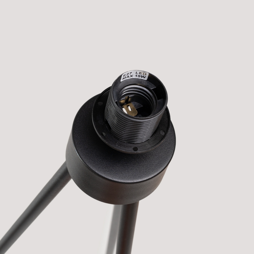 Stojaca lampa NEVIA 1xE27/15W/230V, béžová s mramorovým dekorom