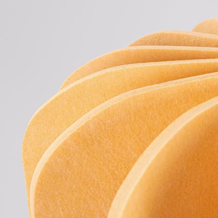 Závesné svietidlo na lane MULA 1xE27/15W/230V, priemer 45 cm, žlté