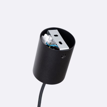 Závesné svietidlo na lane MULA 1xE27/15W/230V, priemer 45 cm, žlté