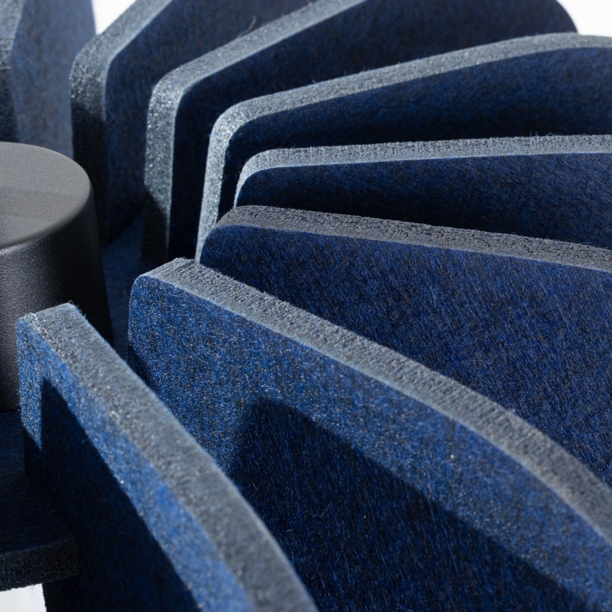 Závesný luster na lanku MULA 1xE27/15W/230V, priemer 45 cm, modrý