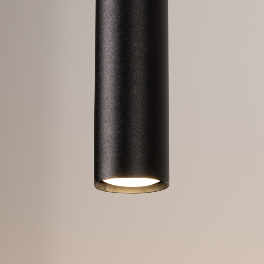 Závesné svietidlo na lankách LAGOS 2xGU10/10W/230V čierne