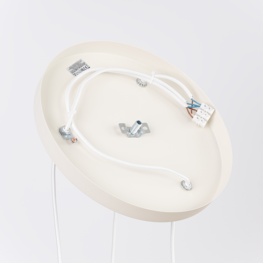 Luster na lanku ESTRIA 3xE14/10W/230V pr. 30 cm krémový