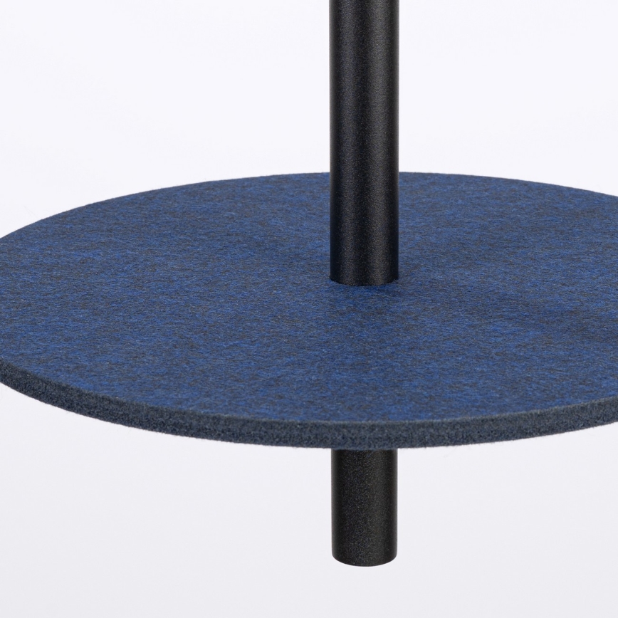 Luster na lanku FELTRO 1xG9/8W/230V čierna/modrá