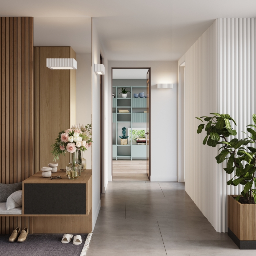 Nástenné svietidlo RIGATA 1xE27/15W/230V keramika/biela