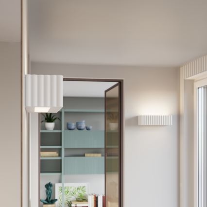 Nástenné svietidlo RIGATA 1xE27/15W/230V keramika/biela